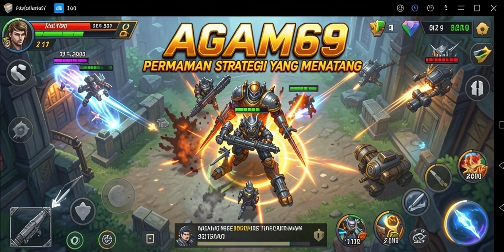 Tampilan gameplay menegangkan dari AGAM69 yang penuh strategi.