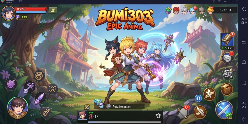 Tampilan menarik dari gameplay BUMI303 yang seru.