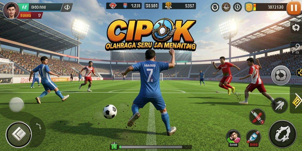 Gameplay seru dalam CIPOK dengan berbagai cabang olahraga.