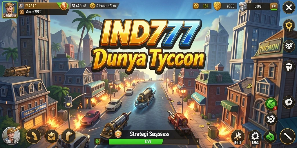 Screenshot IND777 menampilkan gameplay Tycoon yang seru dan dinamis.