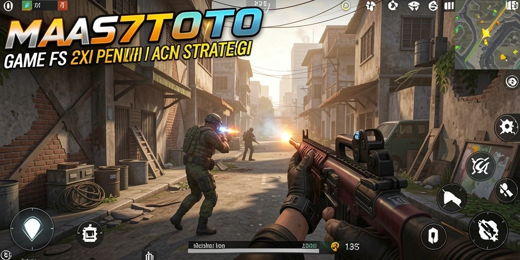 Gameplay seru dan intens di MAS77TOTO dengan aksi FPS yang mendebarkan.
