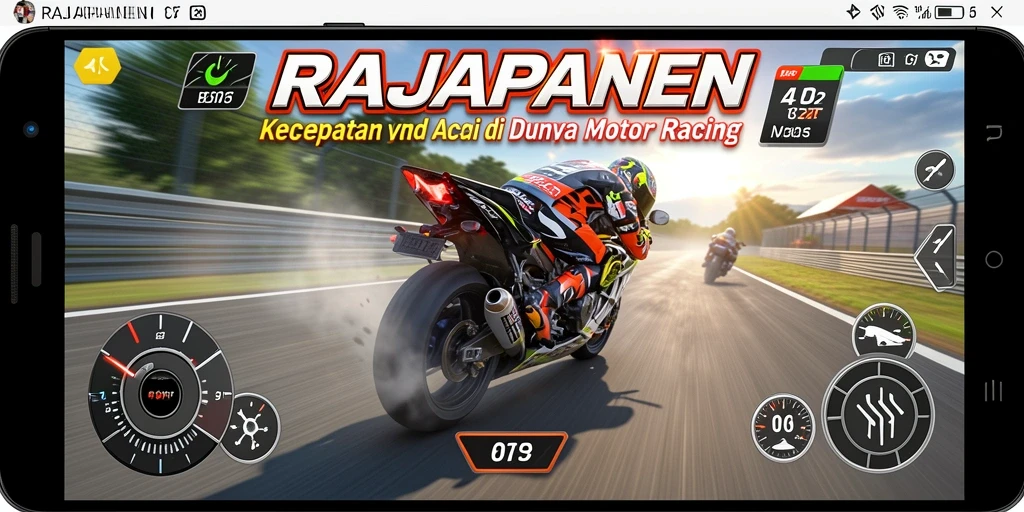 Tampilan gameplay RAJAPANEN yang penuh aksi dan kecepatan.