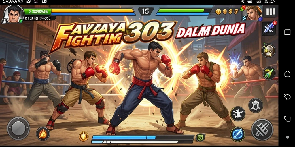 Tampilan menakjubkan dari gameplay pertarungan SAVAYA303 yang seru.