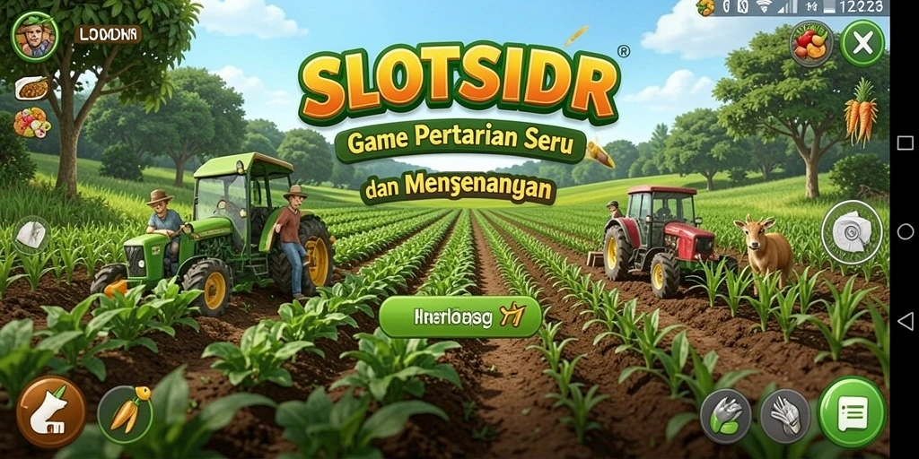 Gameplay SLOTSIDR yang mengasyikkan tentang pertanian.