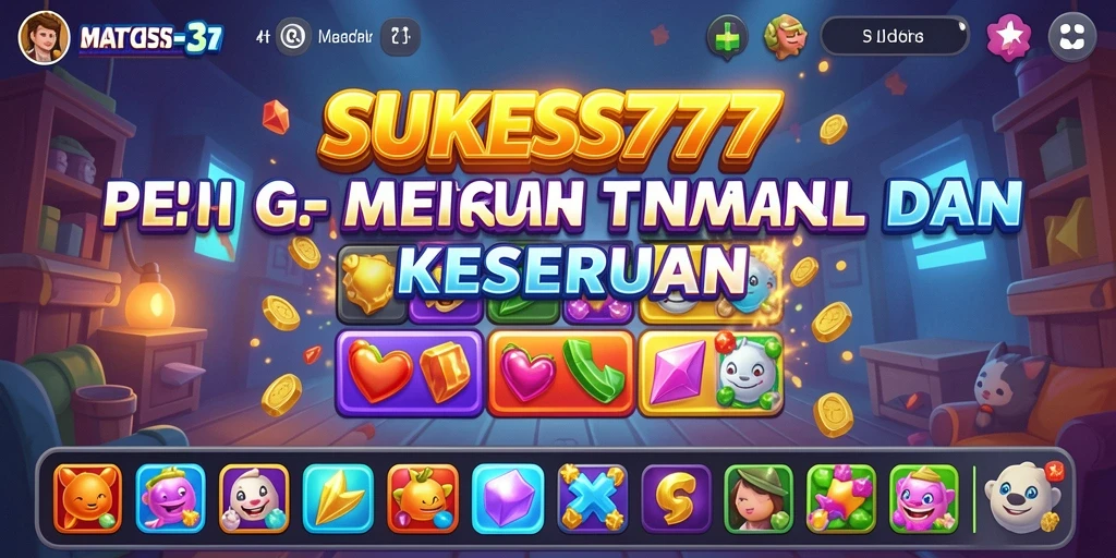Tangkapan layar menunjukkan gameplay seru SUKSES777.