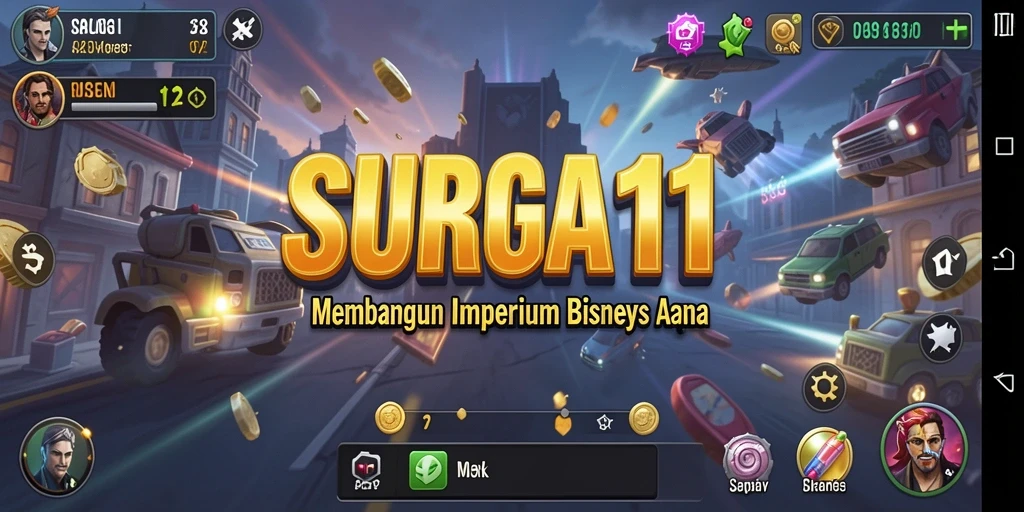 Screenshot utama gameplay Tycoon di SURGA11.