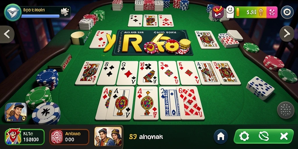 Screenshot gameplay Domino XR88 yang seru dan interaktif.
