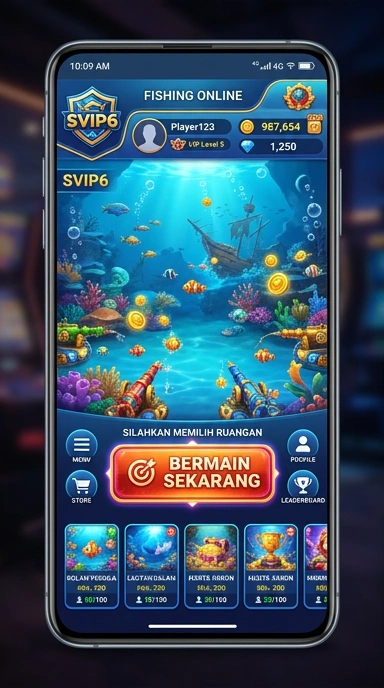 Pengguna sedang mencari aplikasi di svip6.